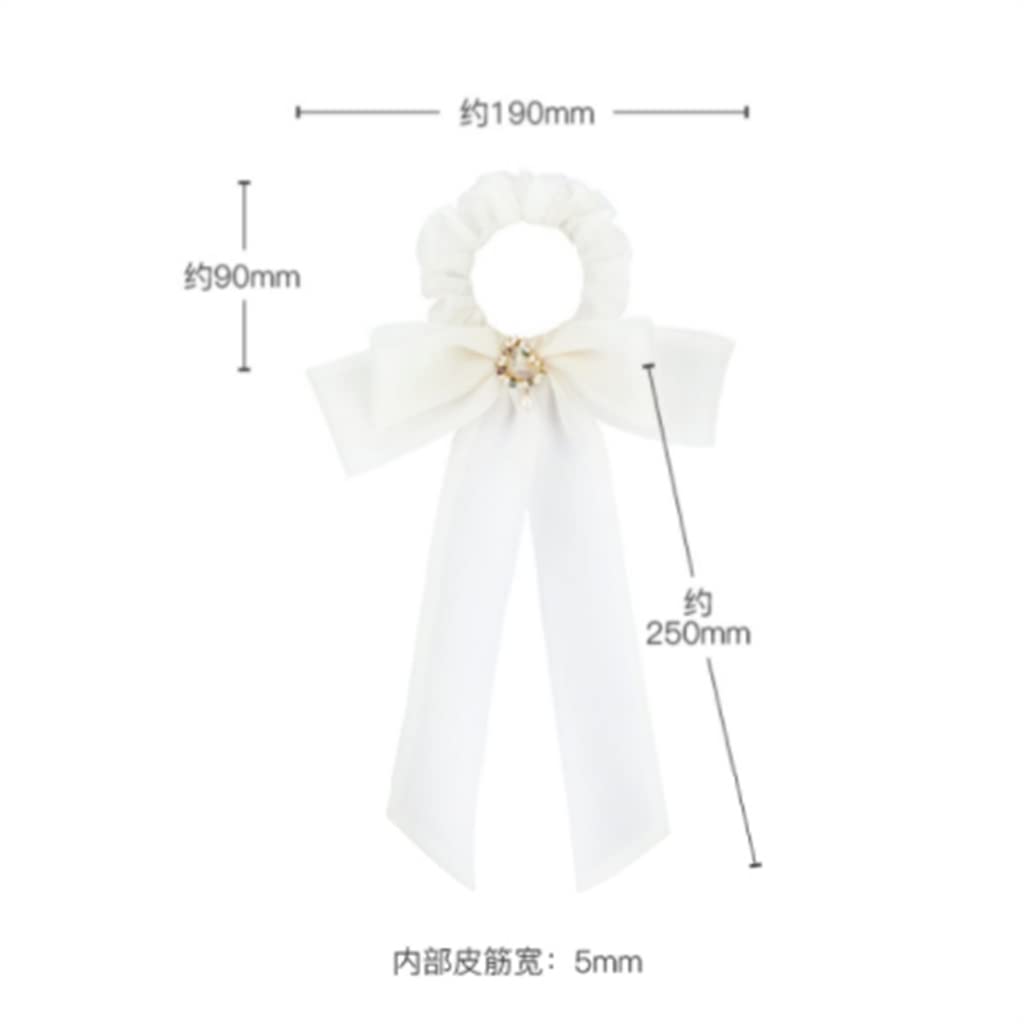 Sweet Retro Women Gentle Mesh Gauze Headband Hairband Rubber Band