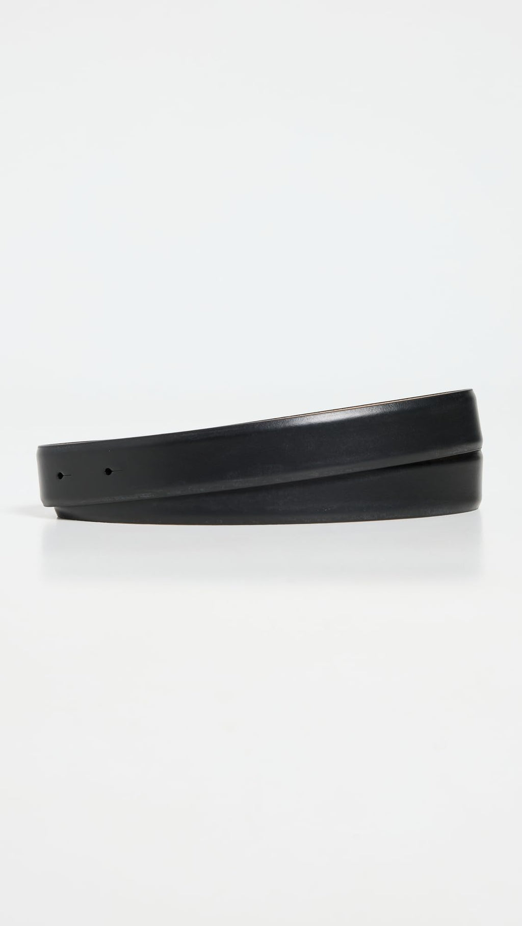 Tory Burch Women's Miller Smooth Leather Pave Logo Belt 1"