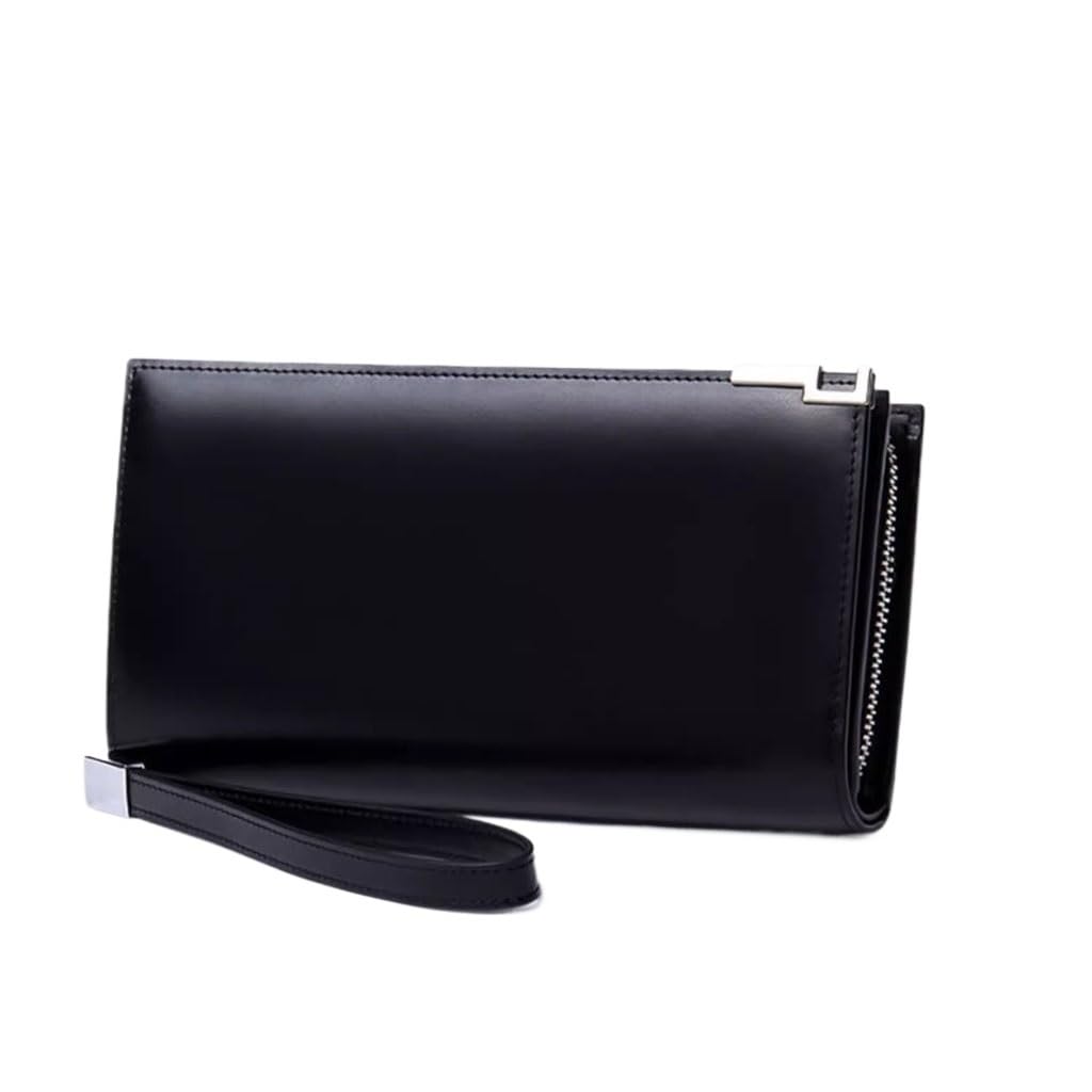 DFWZMQTG Men Genuine Leather Wallet Blocking Credit Card Holder
