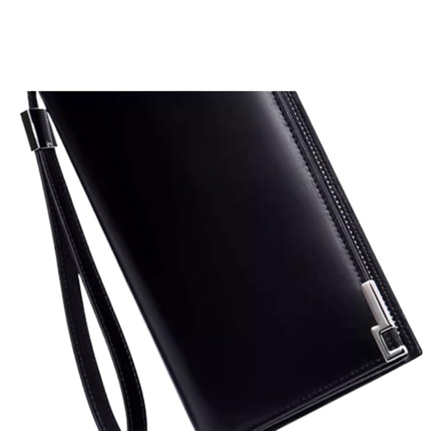 DFWZMQTG Men Genuine Leather Wallet Blocking Credit Card Holder