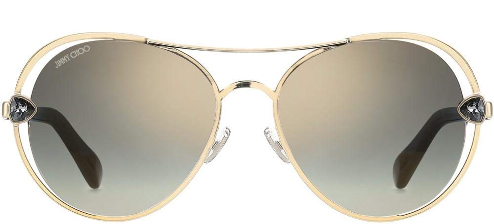 Jimmy Choo SARAH/S GOLD/GREY SHADED 56/17/140 women Sunglasses