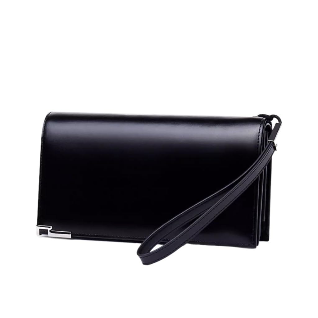 DFWZMQTG Men Genuine Leather Wallet Blocking Credit Card Holder