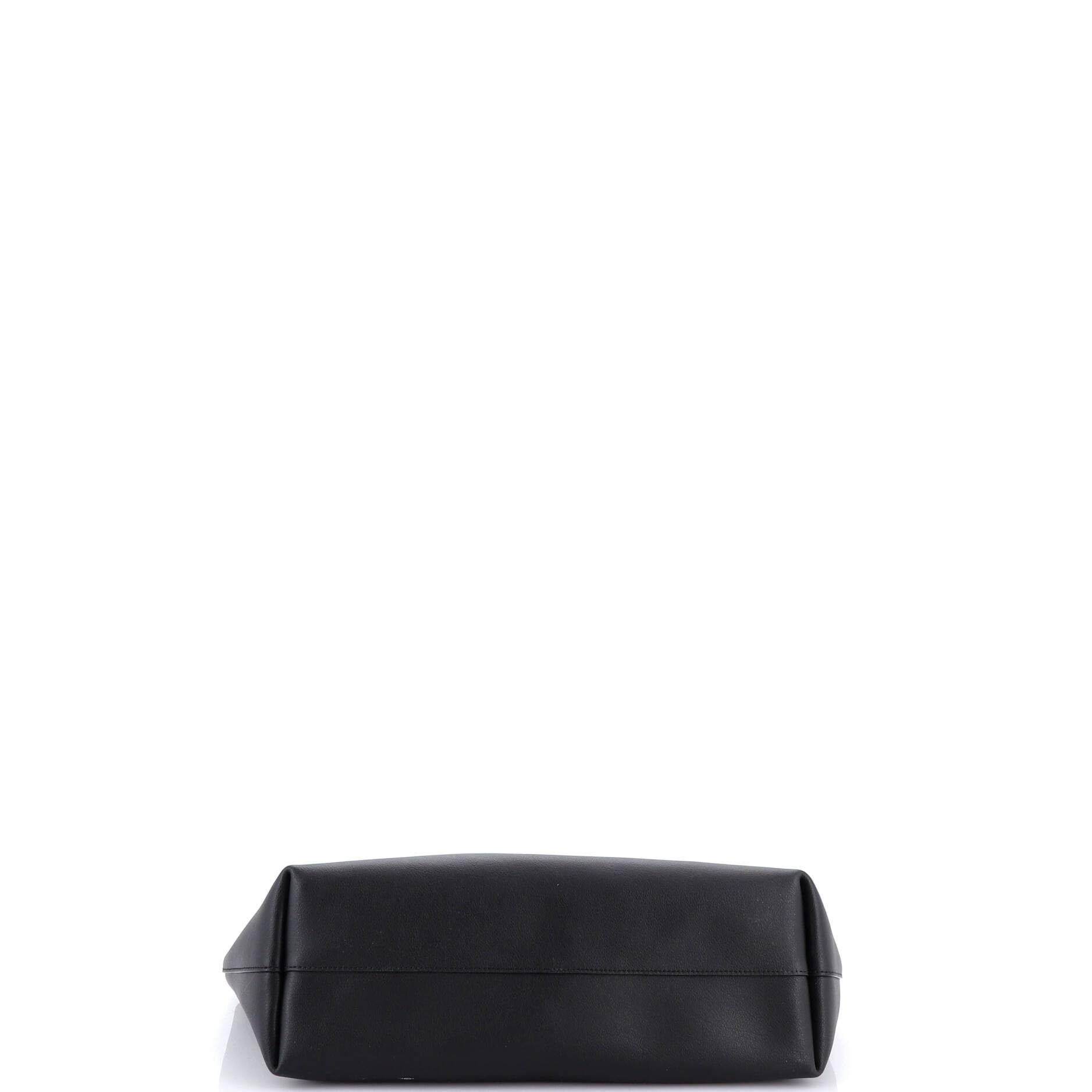 Saint Laurent, Pre-Loved Shopper Tote Leather Large, Black