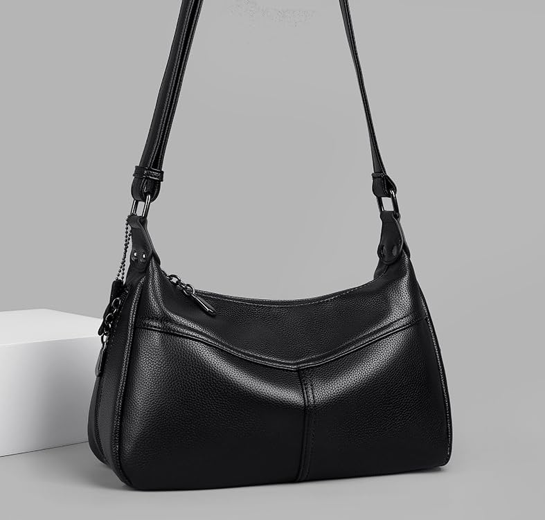 Women's Genuine Leather Hobo Shoulder Crossbody Bag