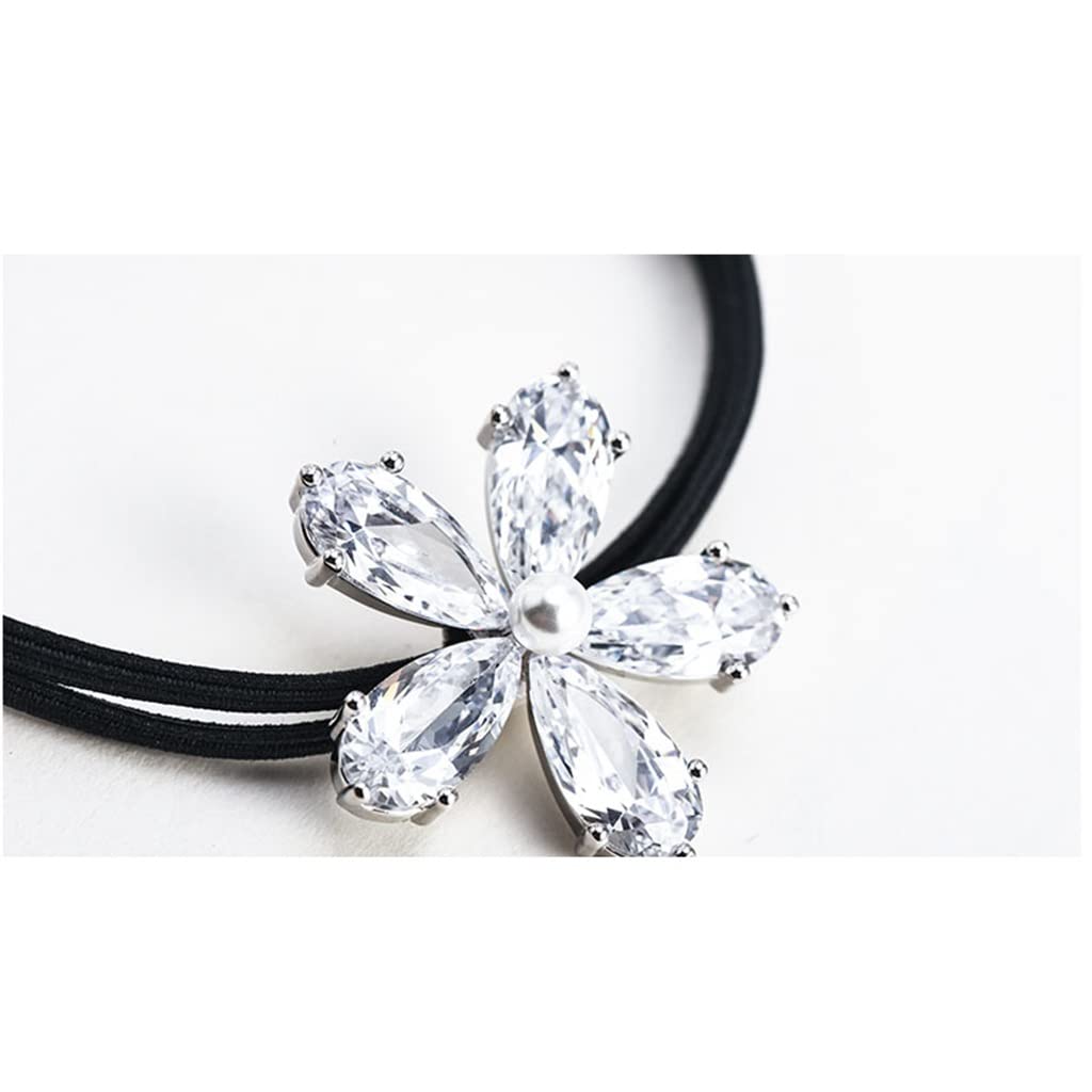 GFHSKRPL Gardenia Bright Drill Hair Accessories Rubber Band Headdress Rope Headband