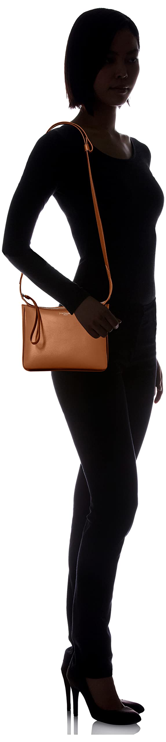 Women's Leather Shoulder Bag, Toffee