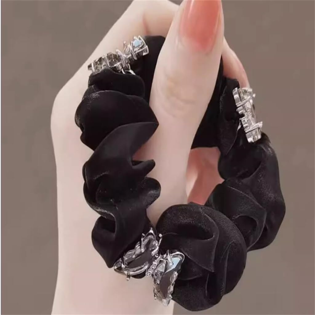 Satin Hair Loop Headband for High Ponytail