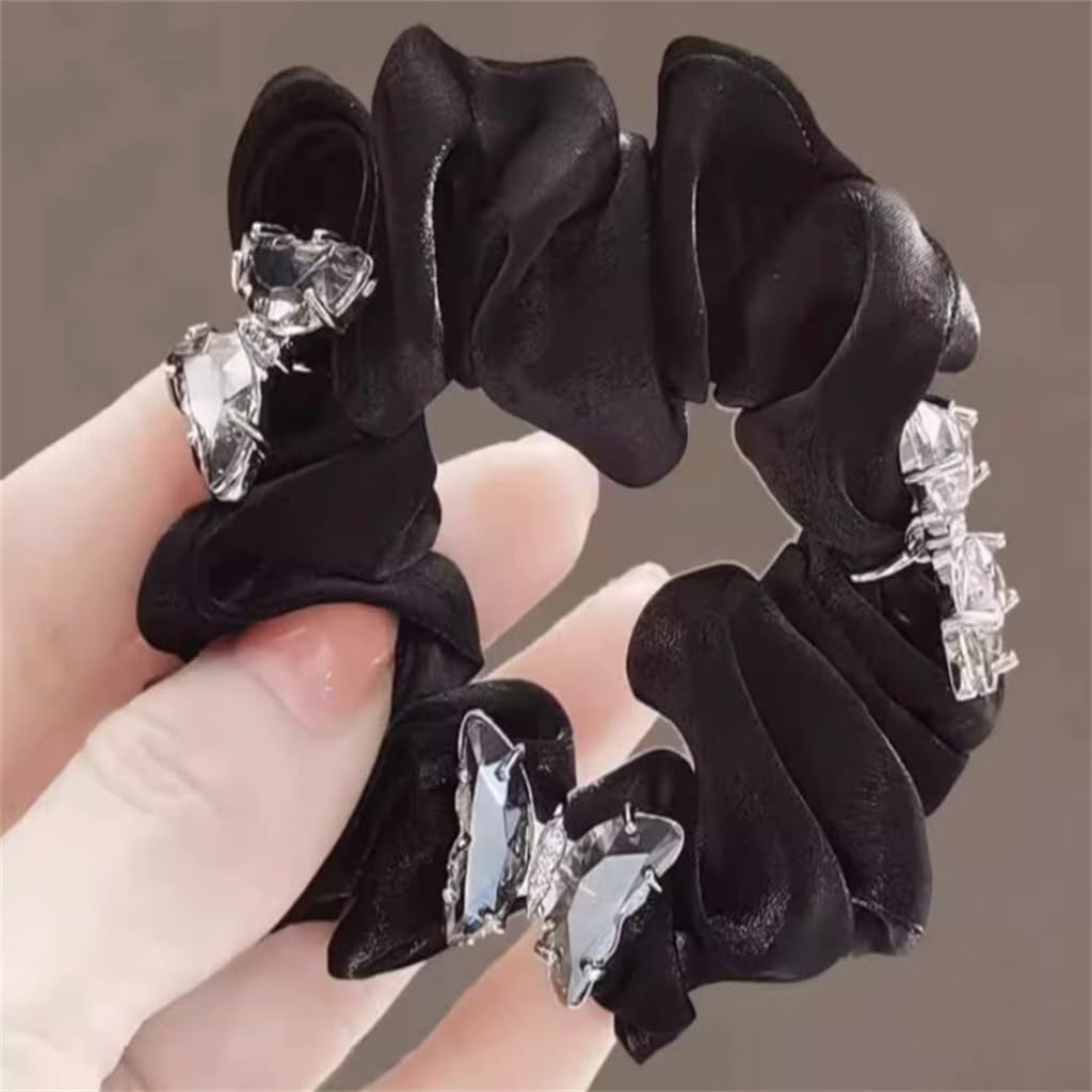 Satin Hair Loop Headband for High Ponytail