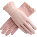 Ice Silk Lace Gloves Ladies Driving and Cycling Thin Hand Socks Touch Screen