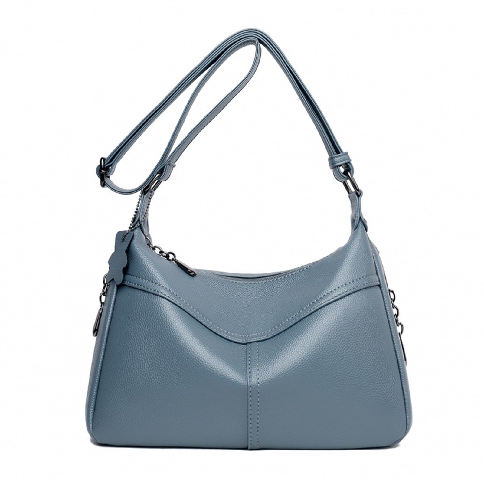 Women's Genuine Leather Hobo Shoulder Crossbody Bag