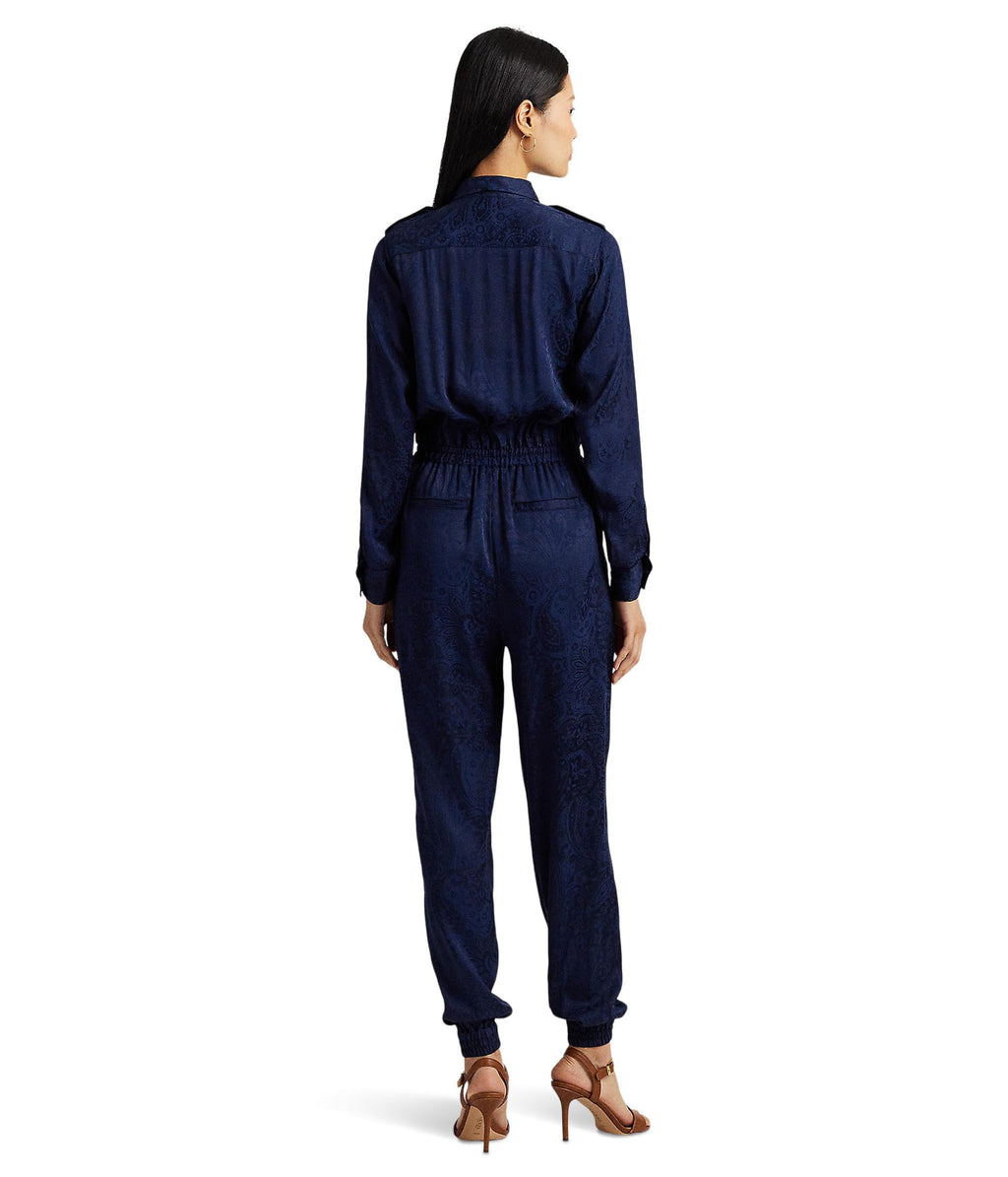 Lauren Ralph Lauren Paisley Jacquard Jumpsuit