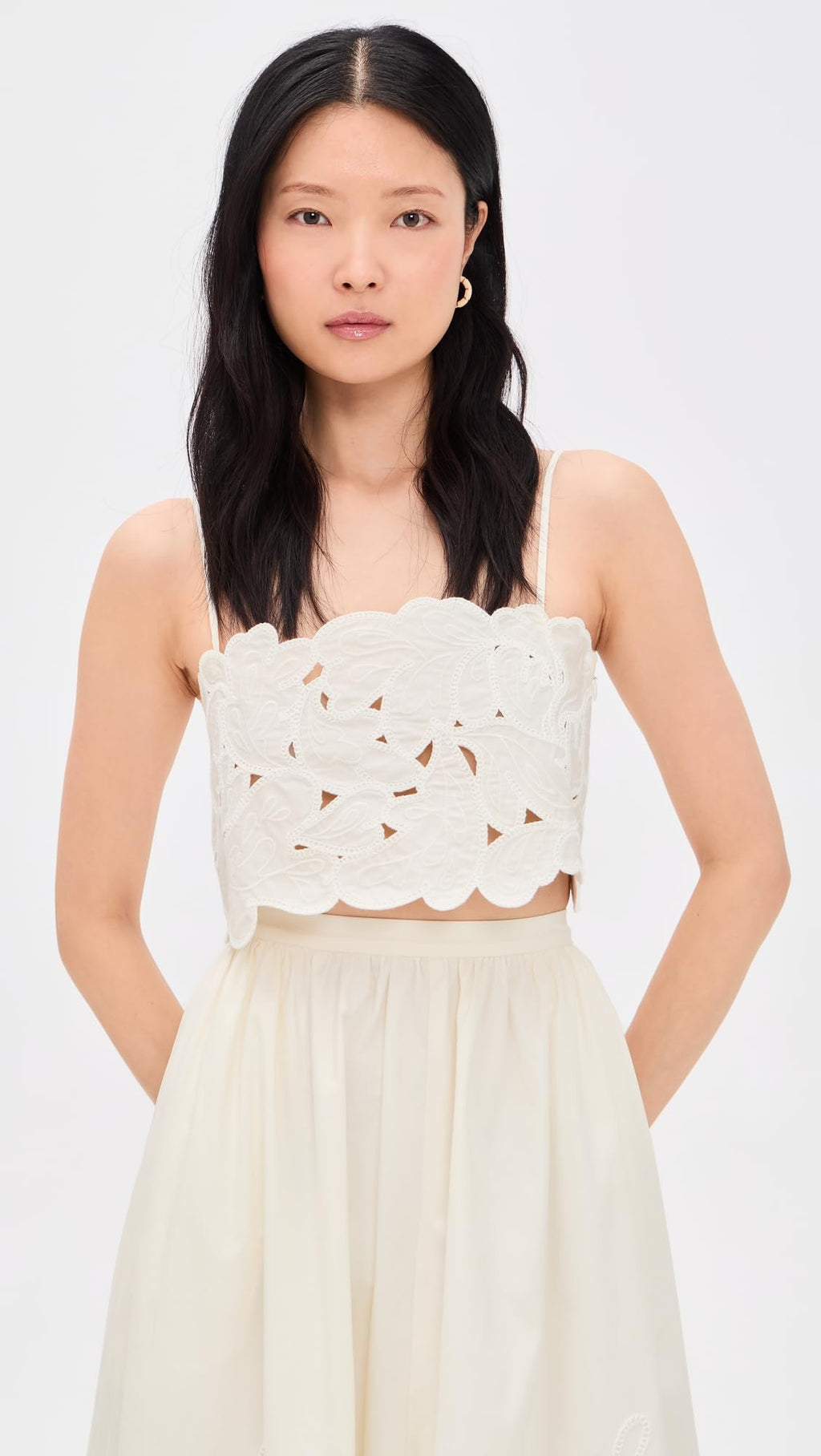 Cinq à Sept Women's Paisley Bloom Ember Caterina Top