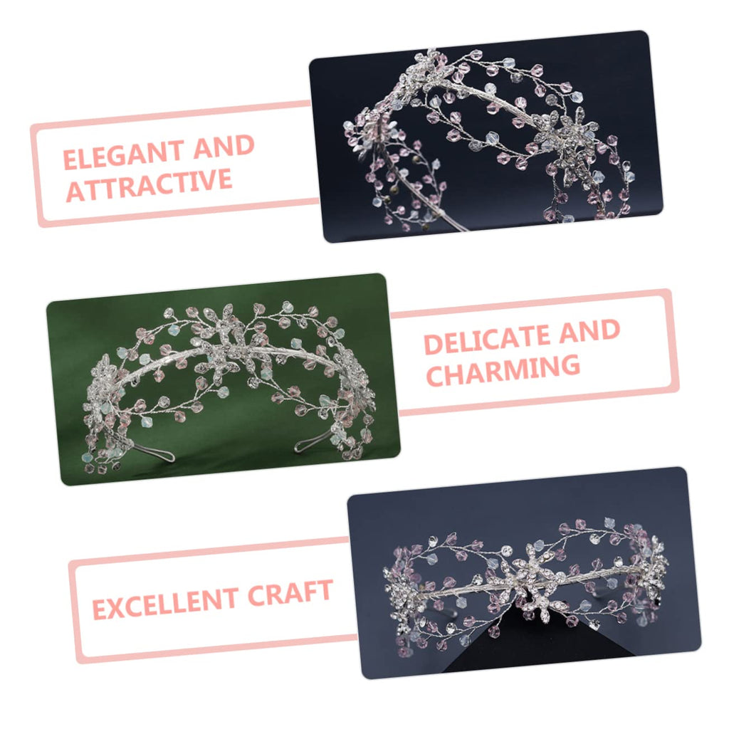 Bridal Rhinestone Crystal Headband for Wedding & Bridesmaids