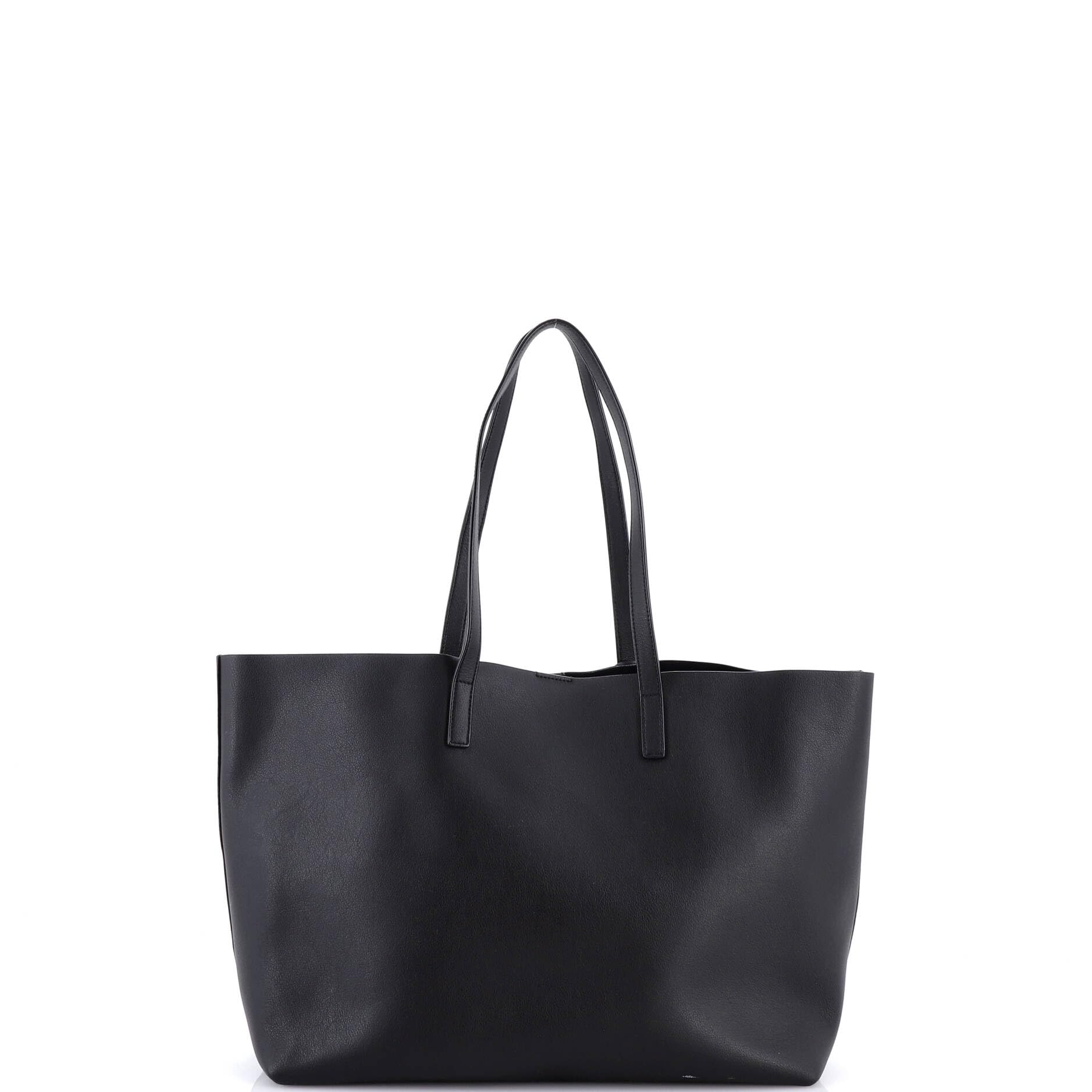 Saint Laurent, Pre-Loved Shopper Tote Leather Large, Black