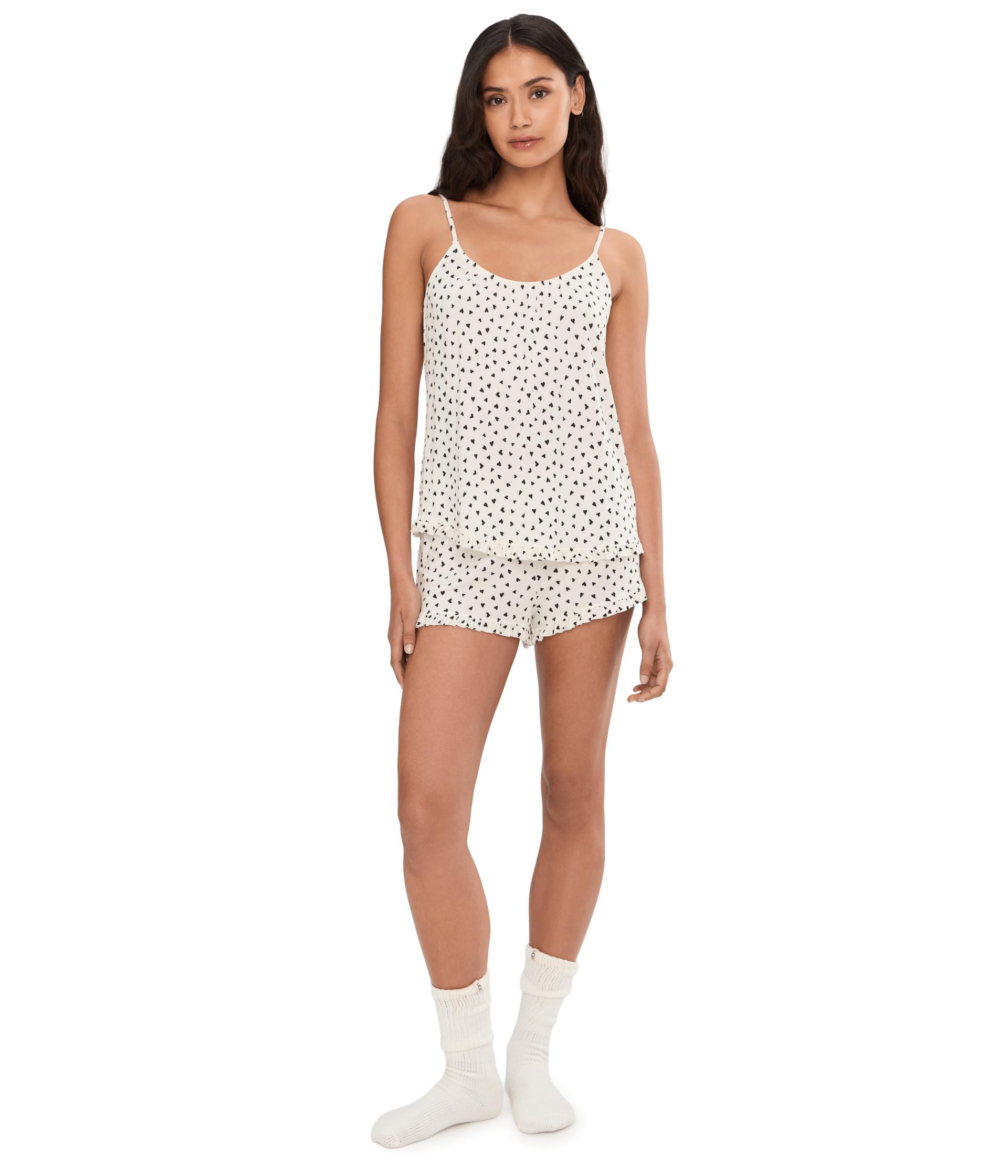 Eberjey Women's Gisele Tencel™ Printed Modal Ruffle Cami & Shortie Short Set