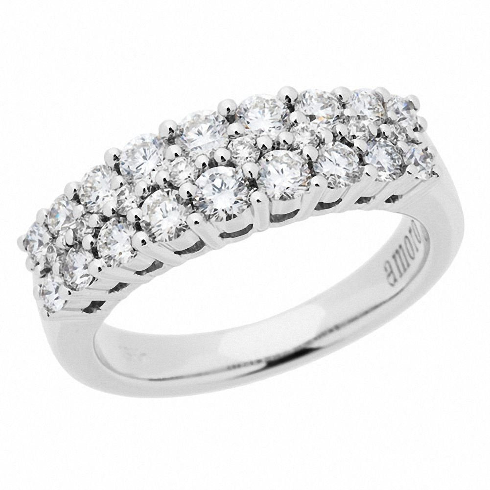 Amoro 18kt White Gold Diamond Ring (1.01 cttw, H Color, SI2 Clarity)