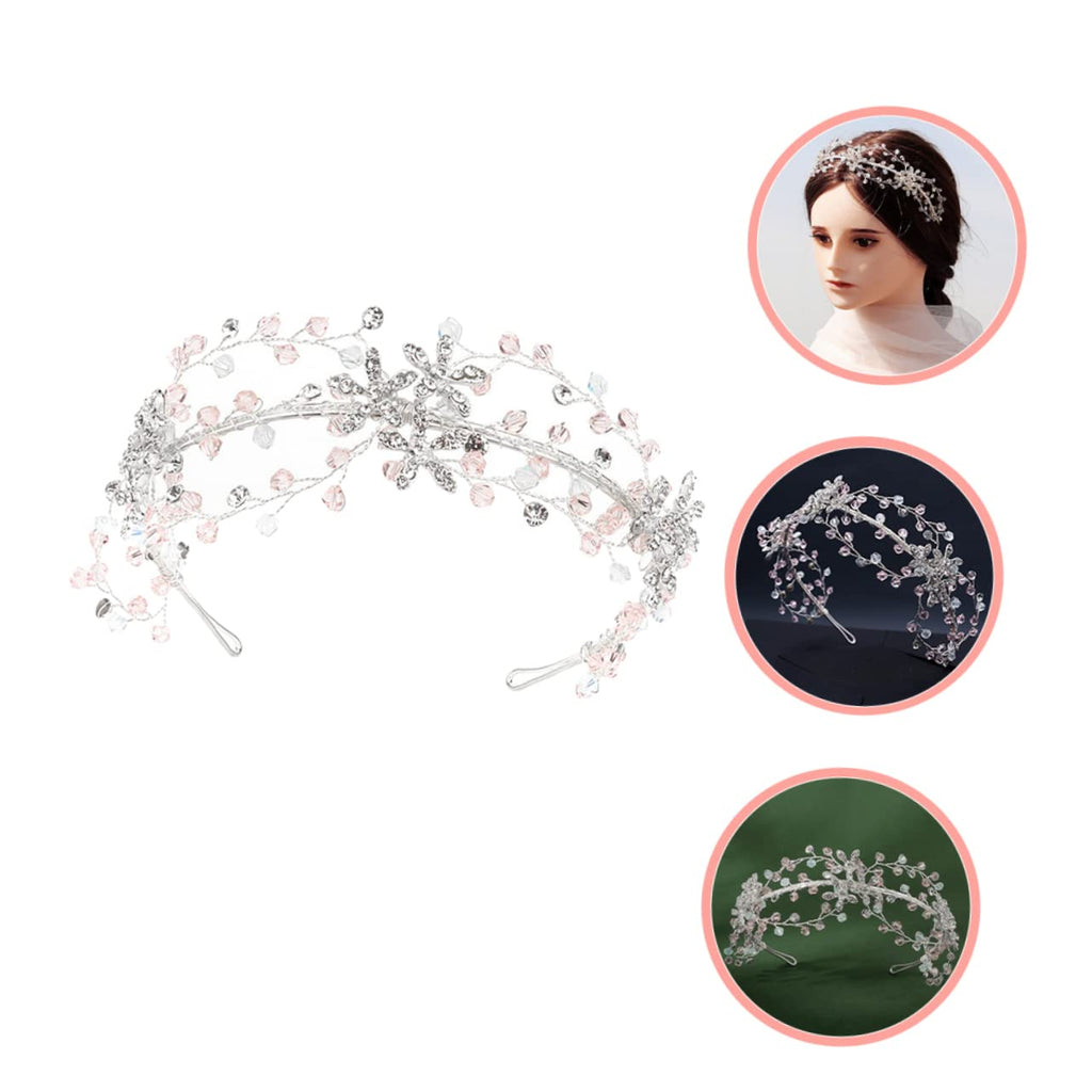 Bridal Rhinestone Crystal Headband for Wedding & Bridesmaids