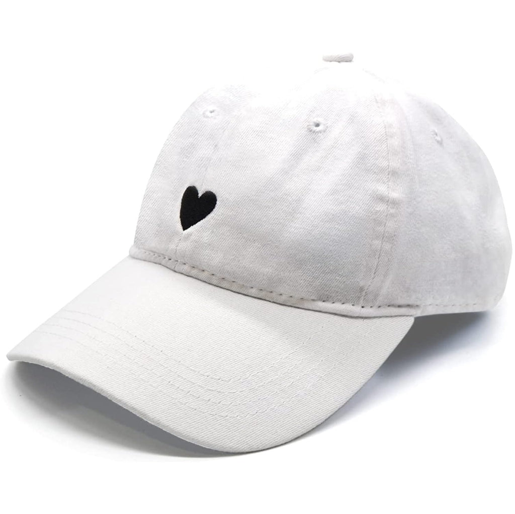 Embroidered Brushed Cotton Baseball Cap, Adjustable Unisex Fit