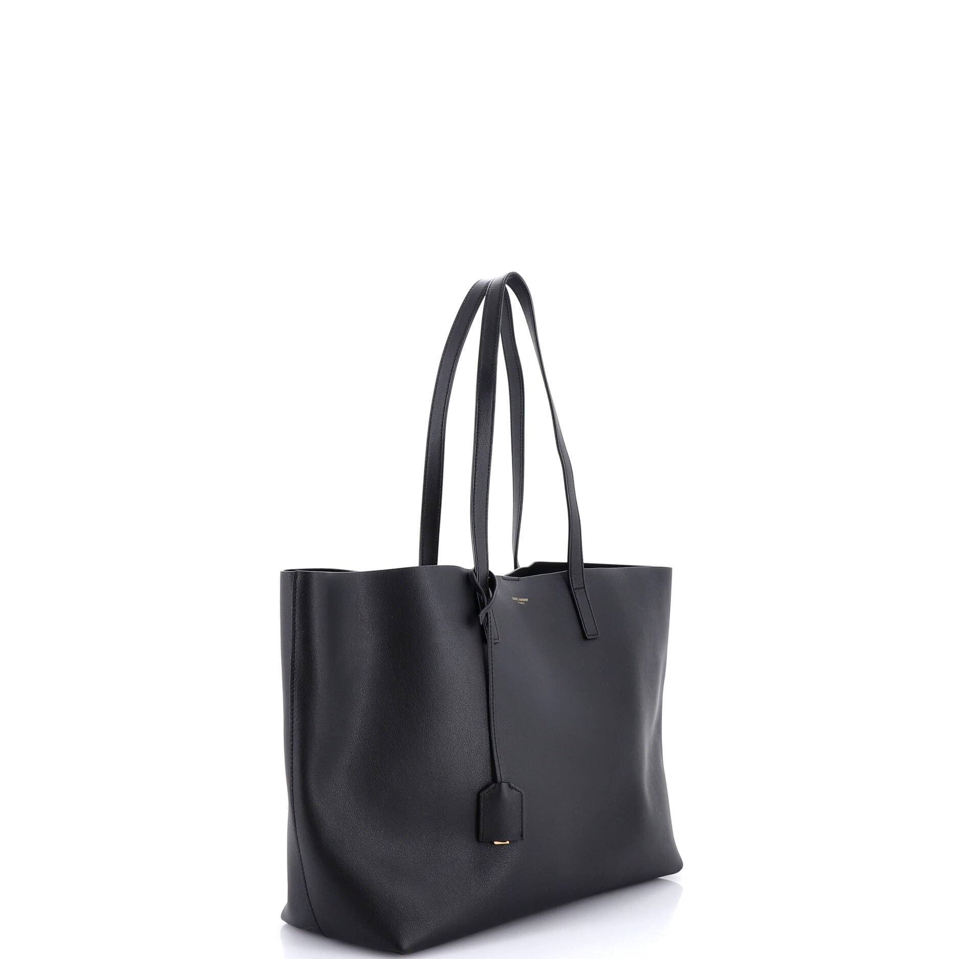 Saint Laurent, Pre-Loved Shopper Tote Leather Large, Black