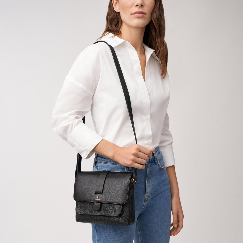 Fossil Women's Kinley Large or Small Crossbody Purse Handbag for Women