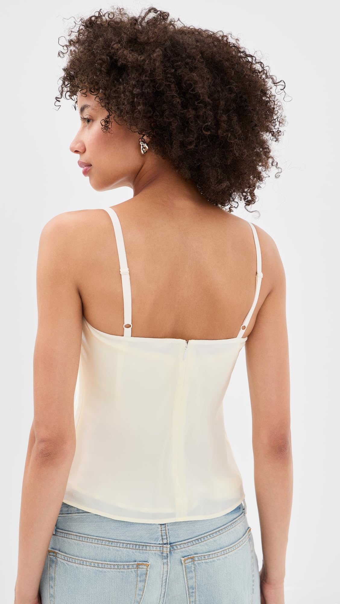 STAUD Women's Evangeline Silk Top