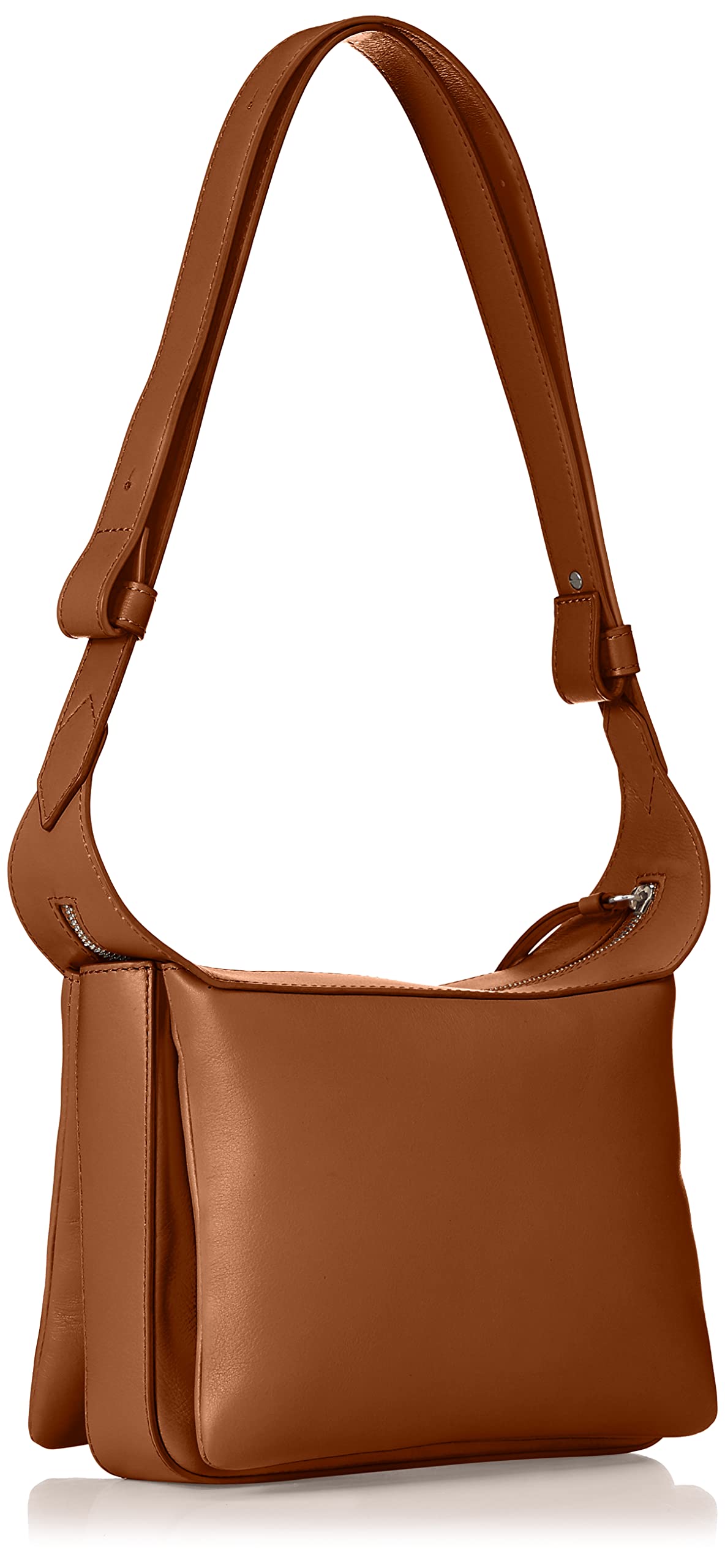 Women's Leather Shoulder Bag, Toffee