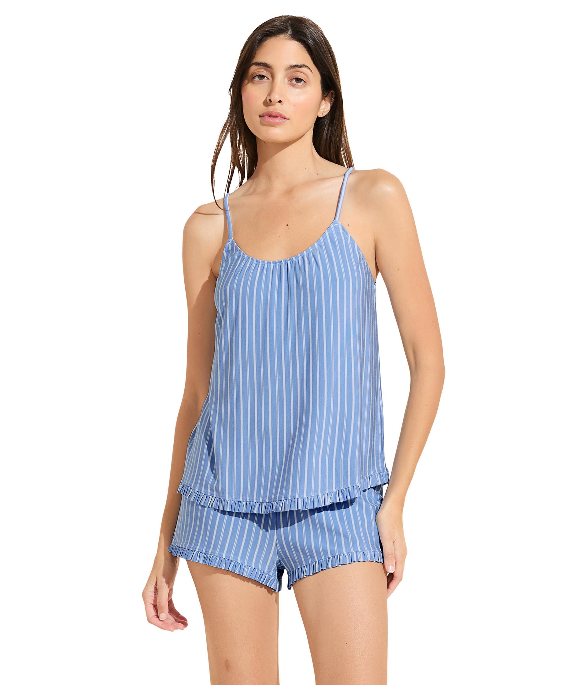 Eberjey Women's Gisele Tencel™ Printed Modal Ruffle Cami & Shortie Short Set