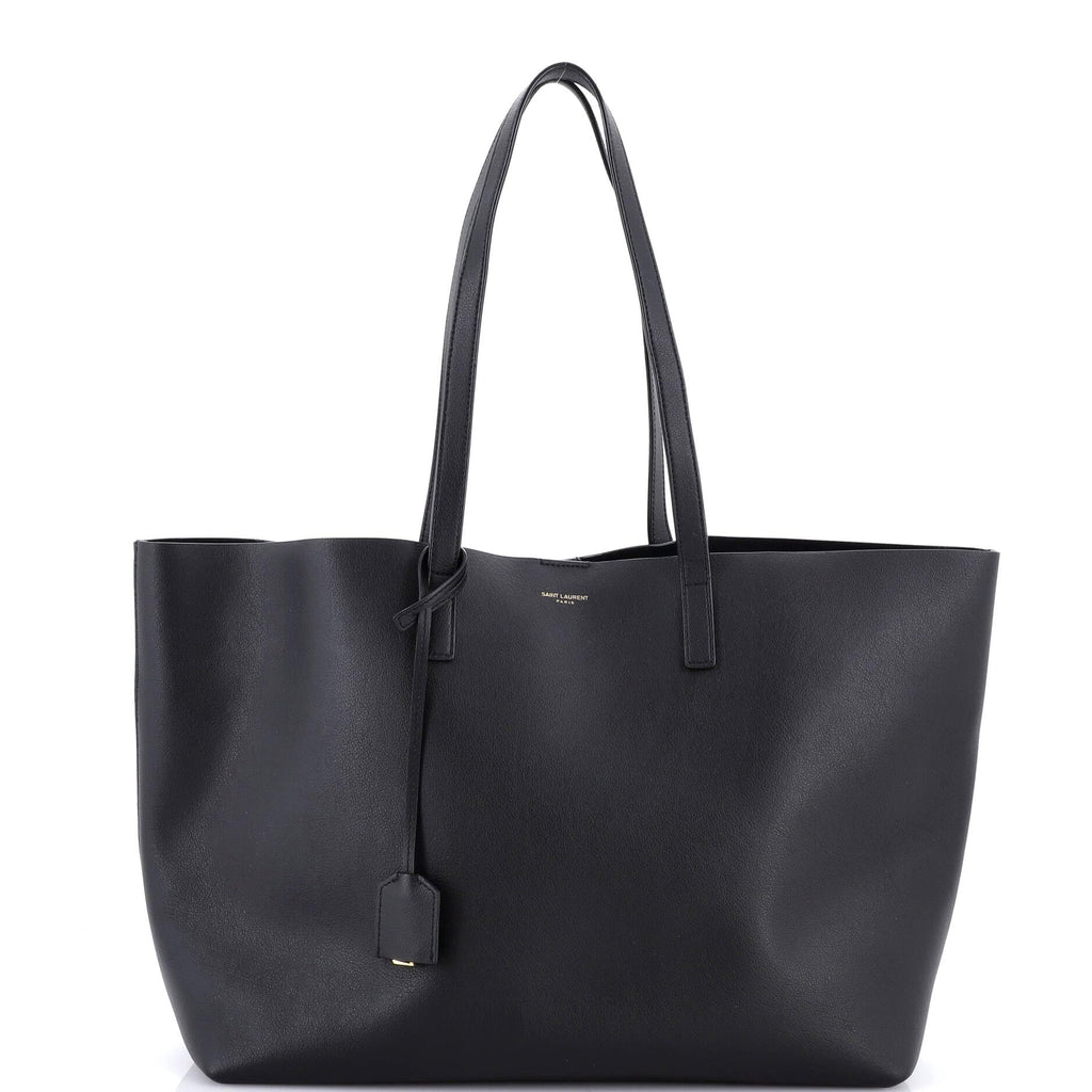 Saint Laurent, Pre-Loved Shopper Tote Leather Large, Black