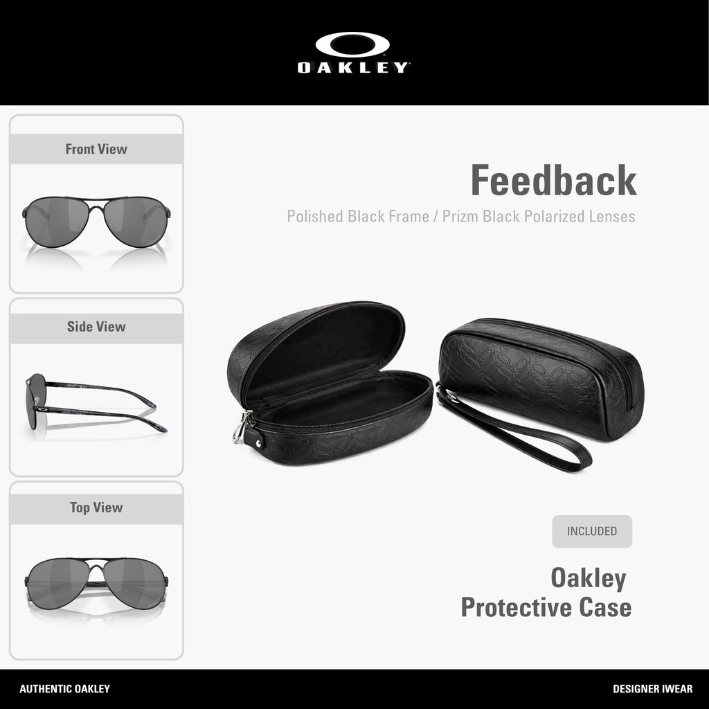 Oakley Feedback OO4079 Aviator Sunglasses for Women