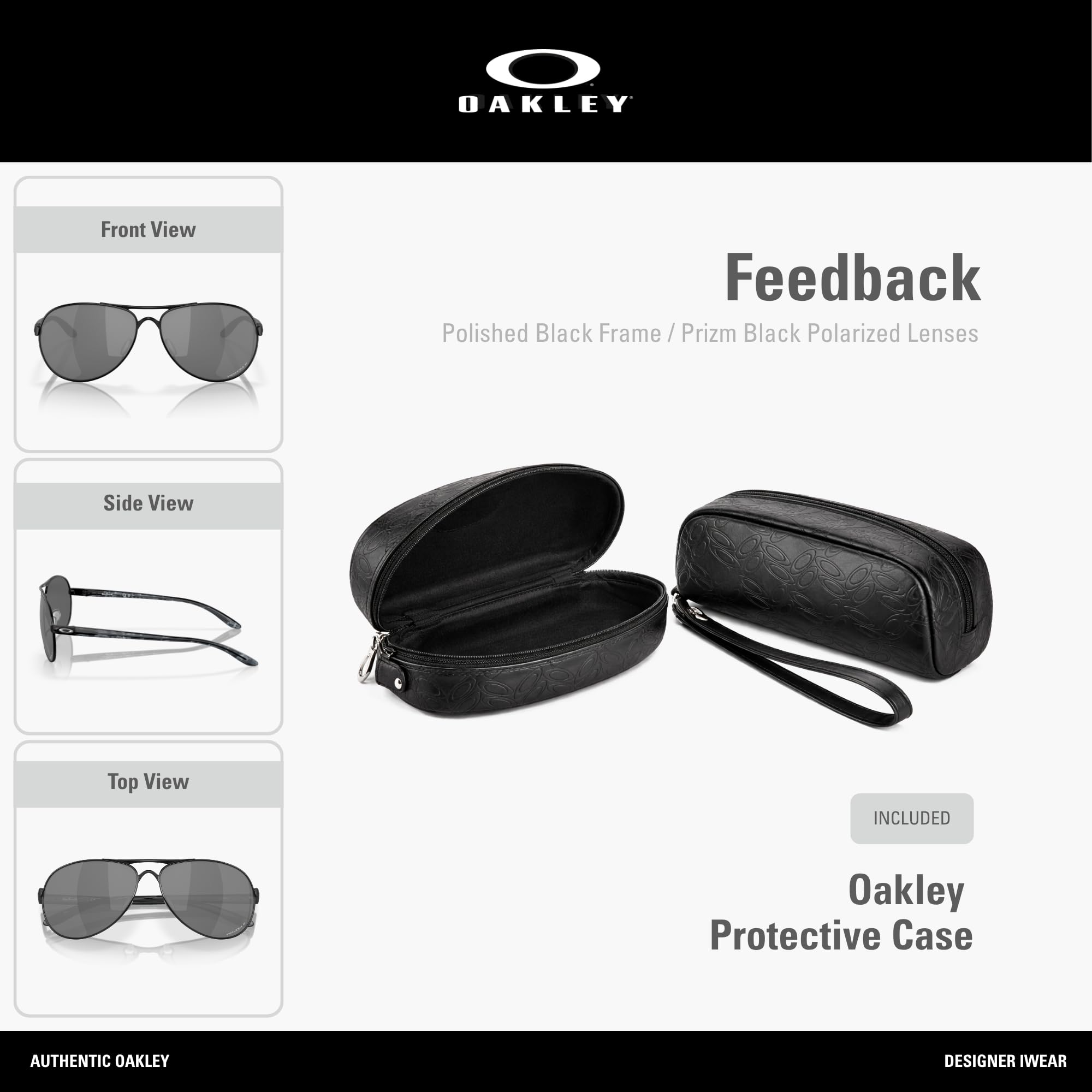 Oakley Feedback OO4079 Aviator Sunglasses for Women