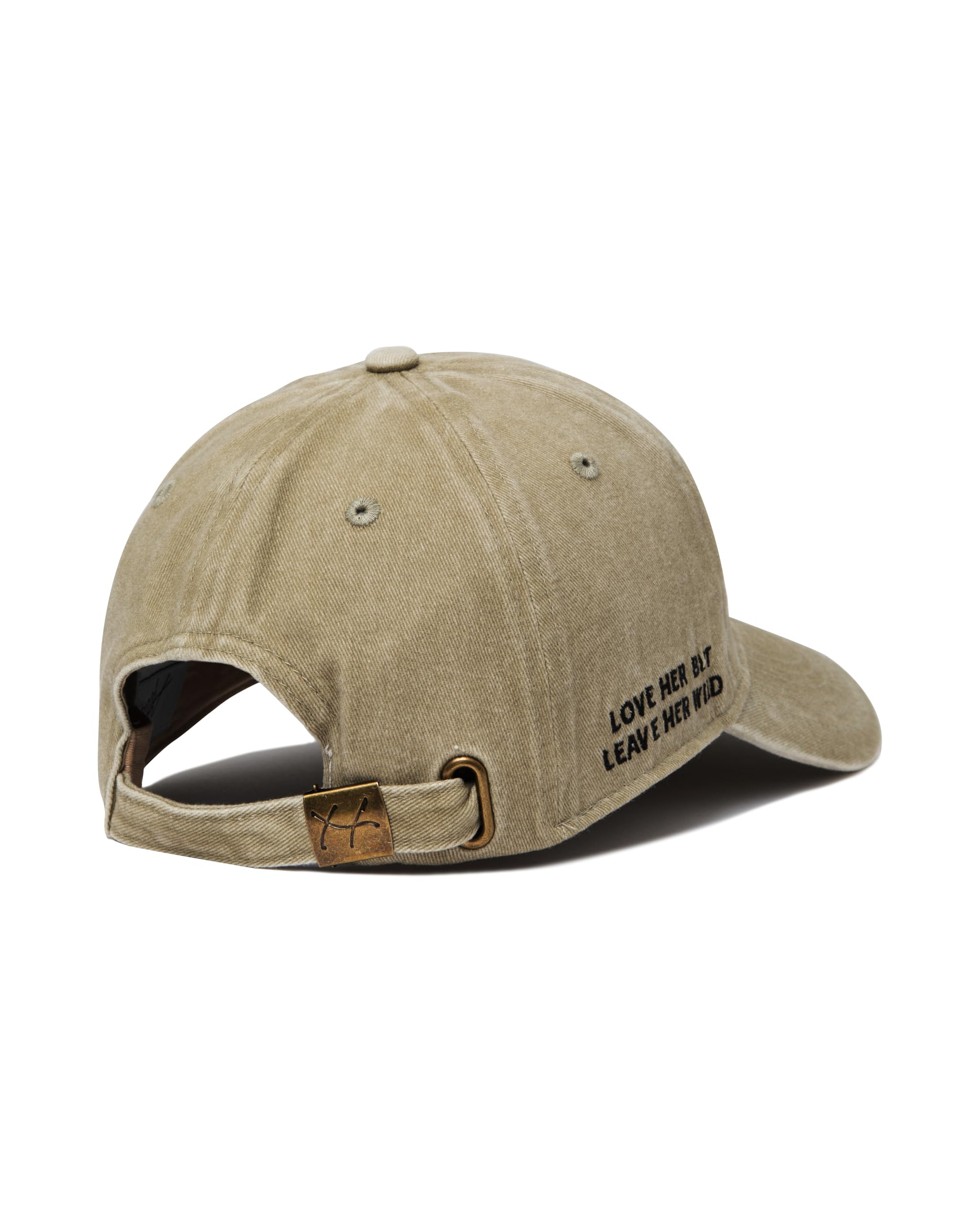 Embroidered Brushed Cotton Baseball Cap, Adjustable Unisex Fit