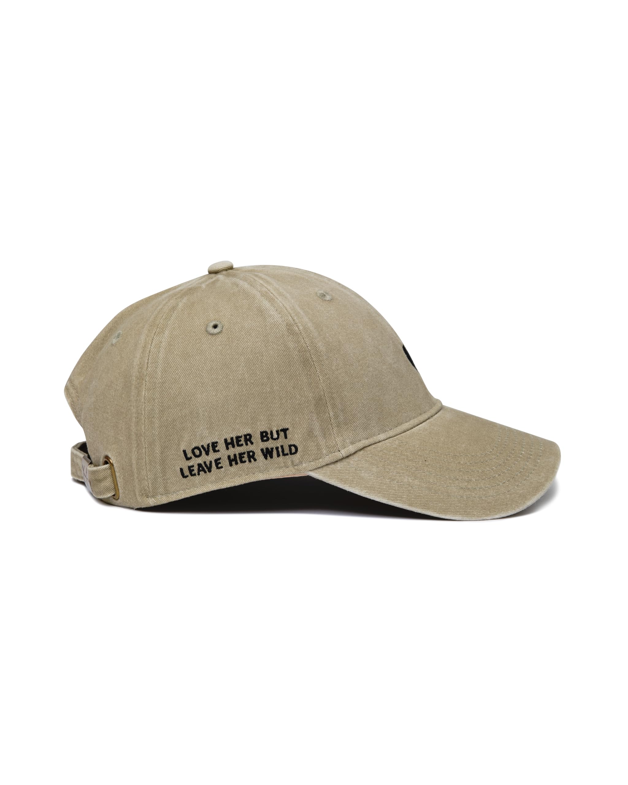Embroidered Brushed Cotton Baseball Cap, Adjustable Unisex Fit