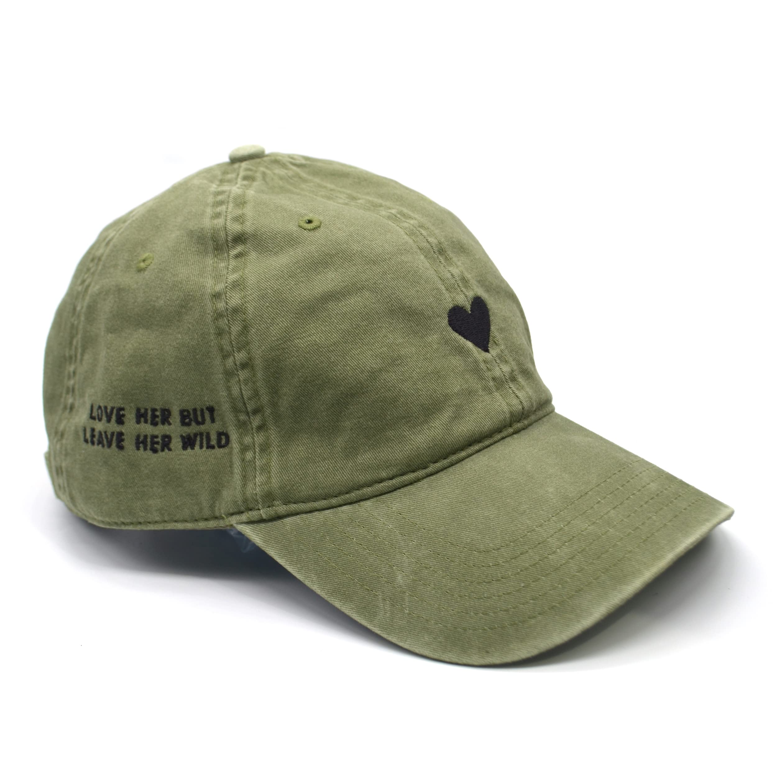 Embroidered Brushed Cotton Baseball Cap, Adjustable Unisex Fit
