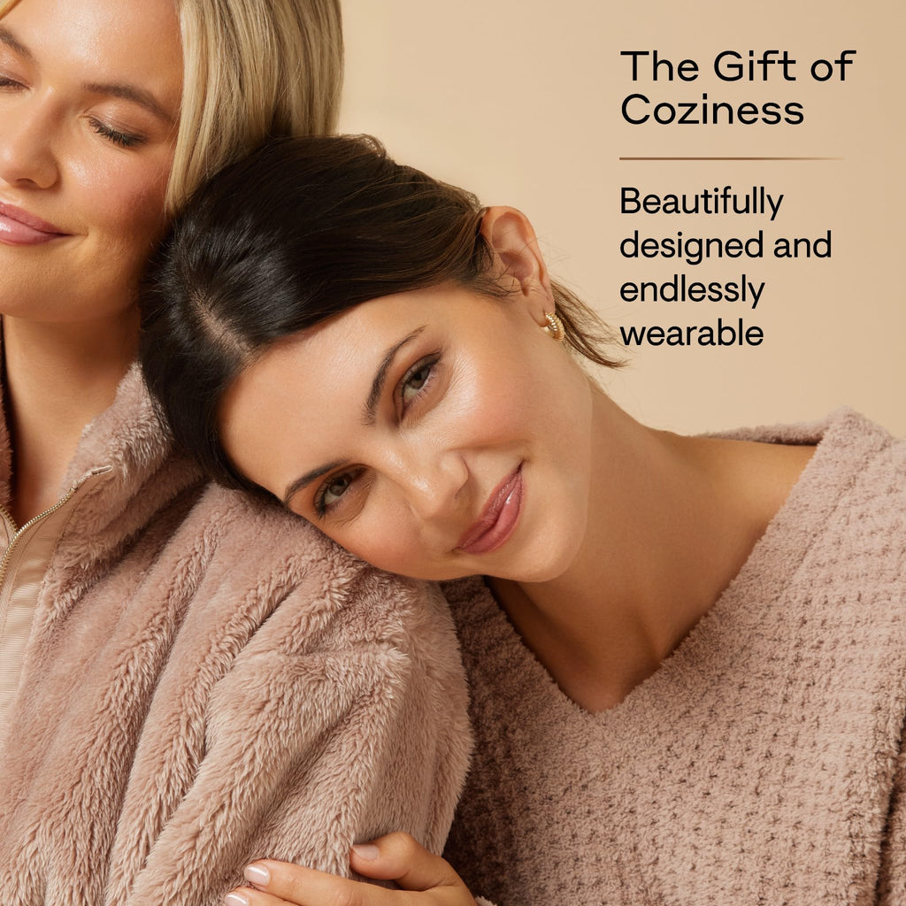 Women's Ultra-Soft Waffle Knit Lounge Set, 2-Piece Pajama Set