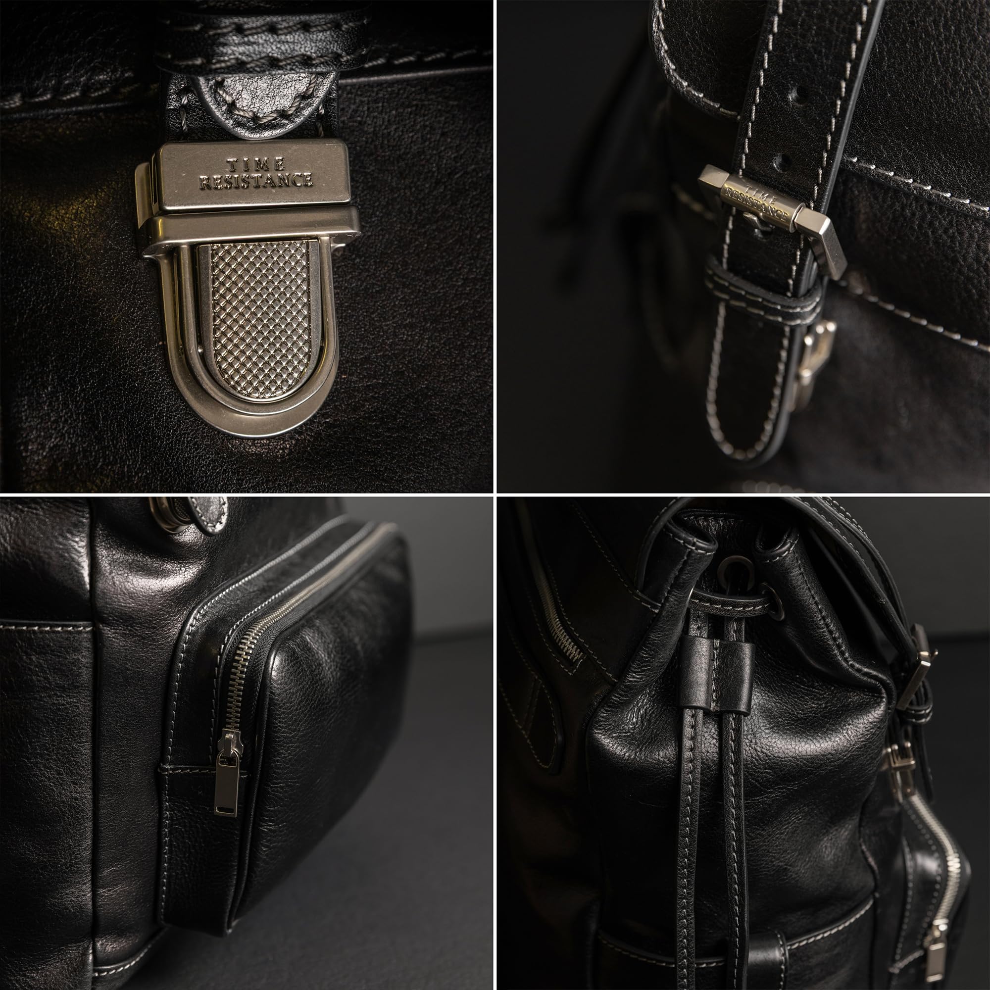 Full Grain Leather Travel Backpack, Carry-On Bag