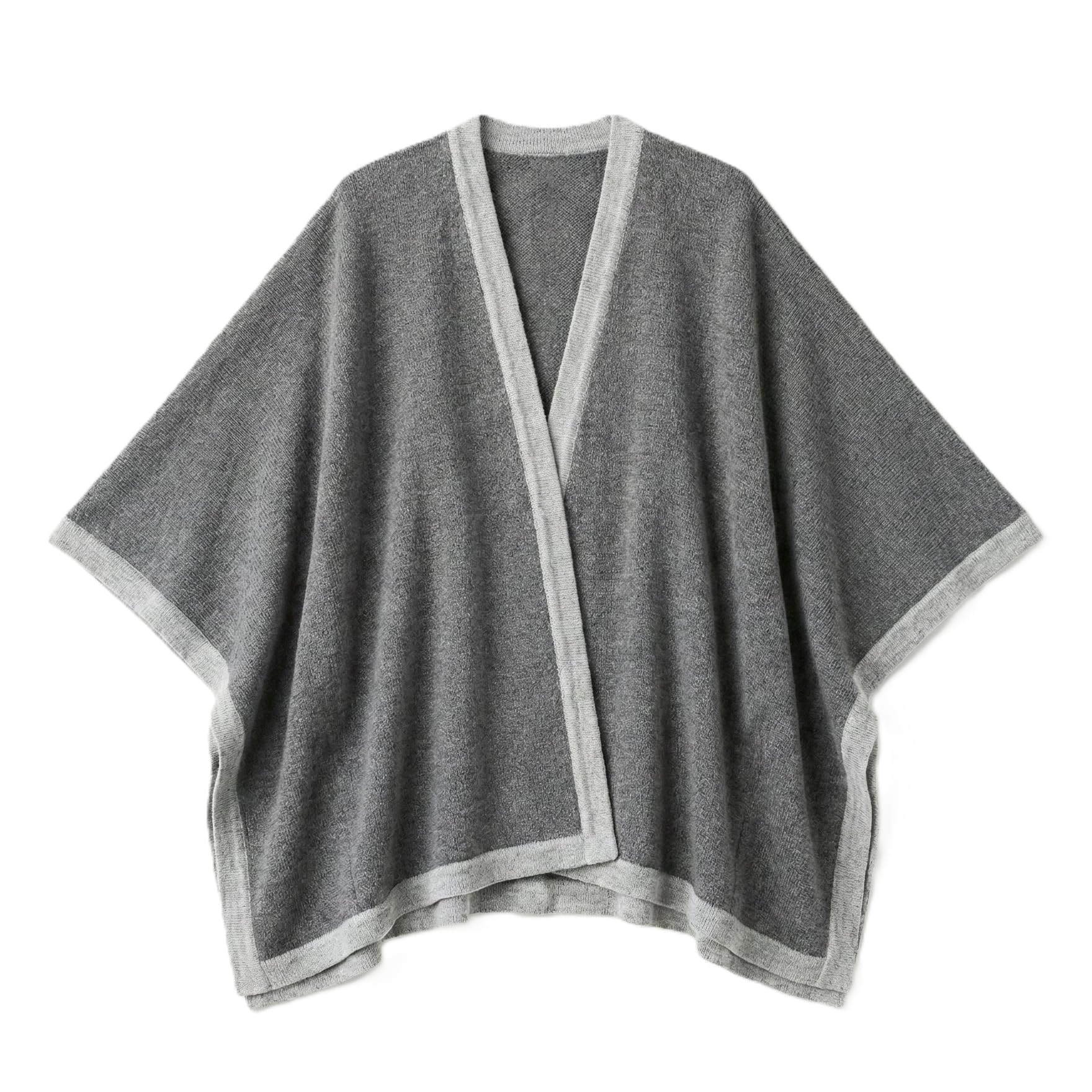 Women's 100% Cashmere Open Front Wrap Shawl