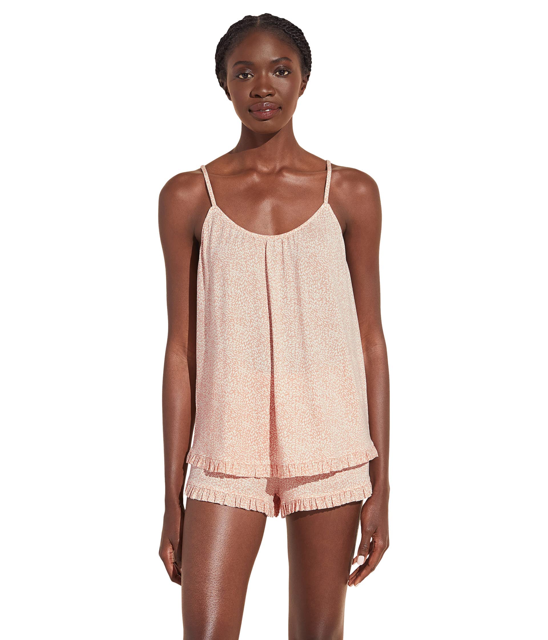 Eberjey Women's Gisele Tencel™ Printed Modal Ruffle Cami & Shortie Short Set