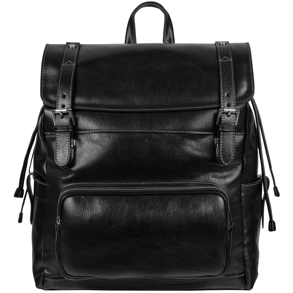 Full Grain Leather Travel Backpack, Carry-On Bag