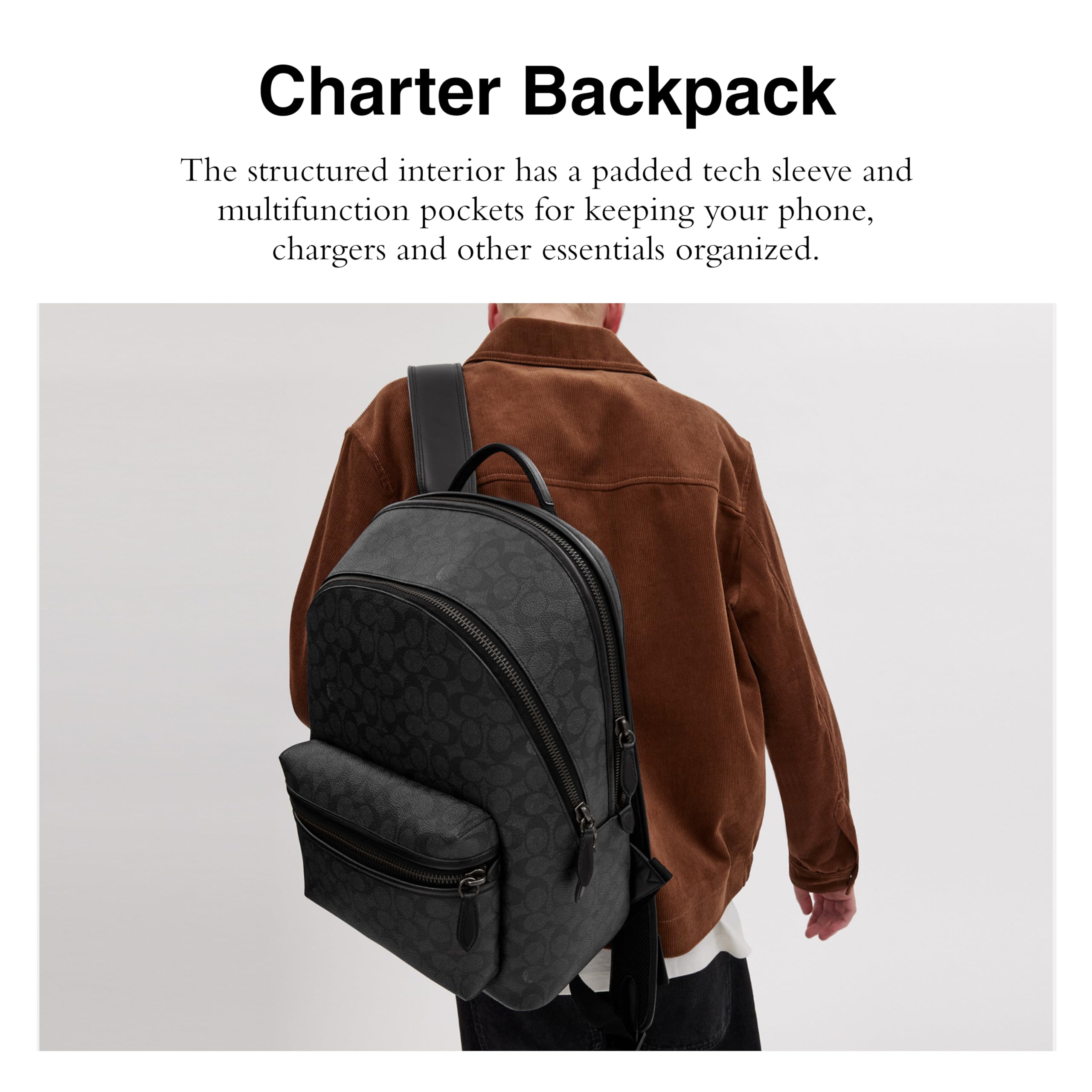 COACH mens Charter Backpack