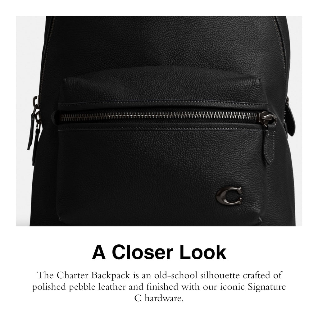 COACH mens Charter Backpack