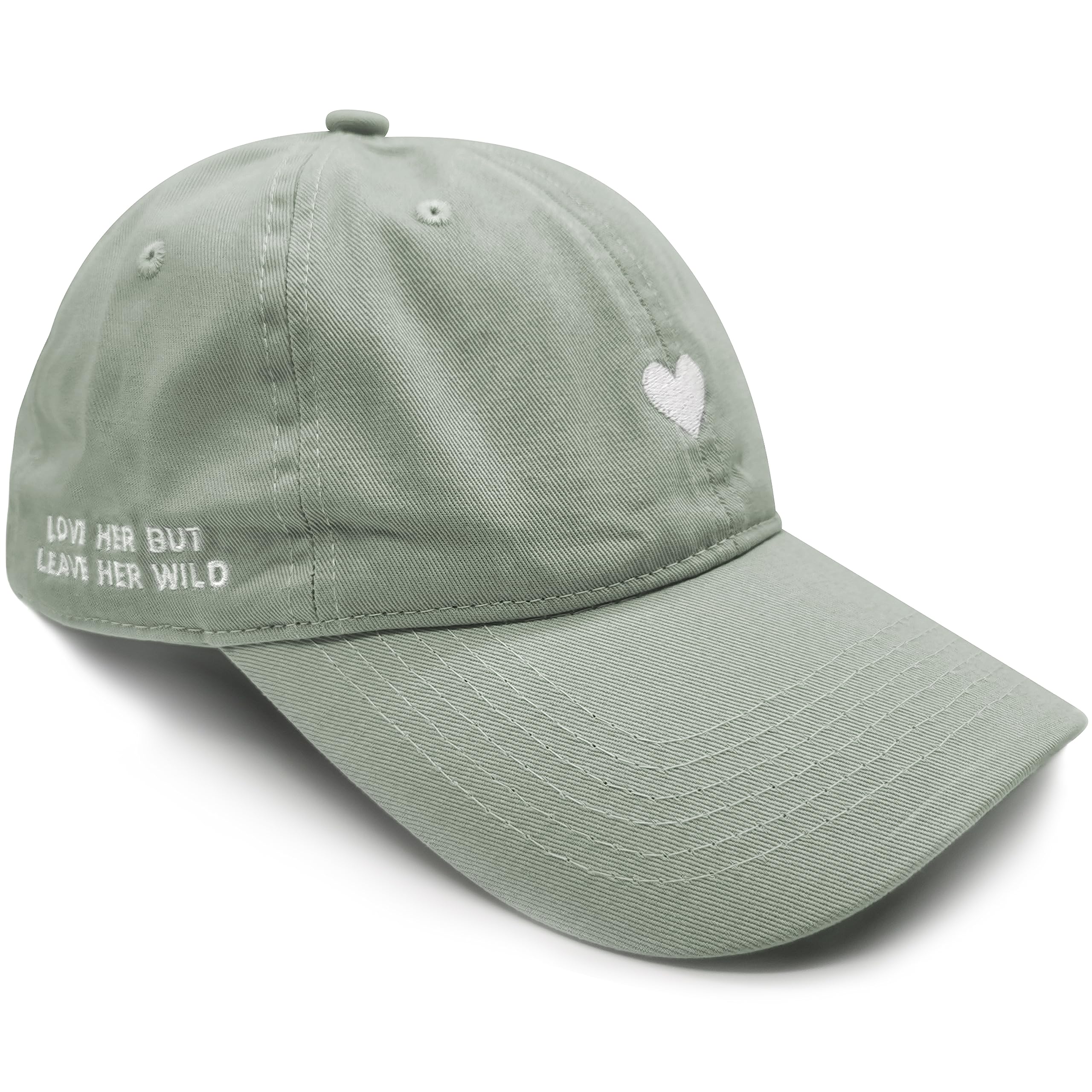 Embroidered Brushed Cotton Baseball Cap, Adjustable Unisex Fit