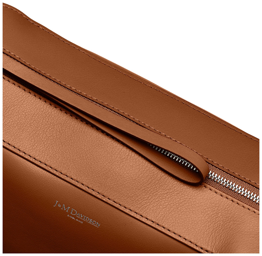 Women's Leather Shoulder Bag, Toffee