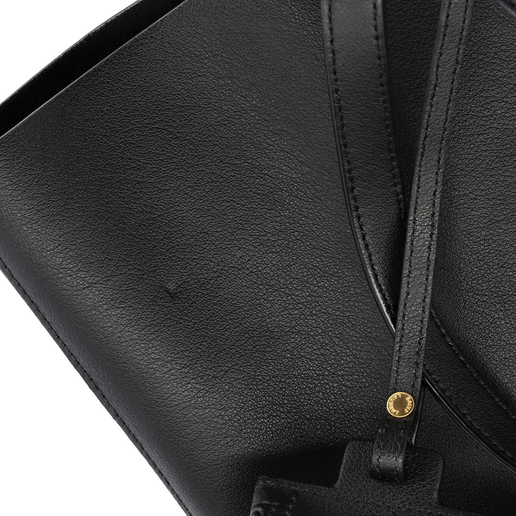 Saint Laurent, Pre-Loved Shopper Tote Leather Large, Black